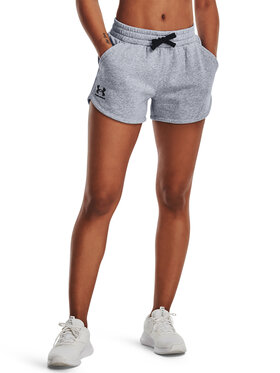 Under Armour Under Armour Szorty sportowe Rival Fleece Short 1376257 Szary Regular Fit