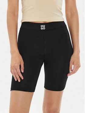 HUGO Hugo Pantaloni scurți sport 50514860 Negru Slim Fit
