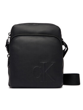 Calvin Klein Calvin Klein Umhängetasche Bold Ck Pocket Reporter LV04D3368G Schwarz