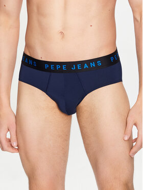 Pepe Jeans Spodnjice Logo Bf Lr 2P PMU10986 Mornarsko Modra