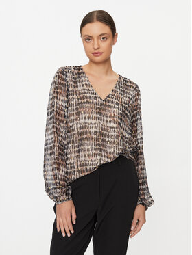 Vila Vila Блуза Falia 14090405 Бежов Regular Fit