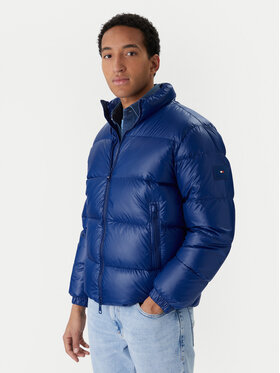 Tommy Hilfiger Tommy Hilfiger Vatovaná bunda MW0MW40617 Modrá Regular Fit