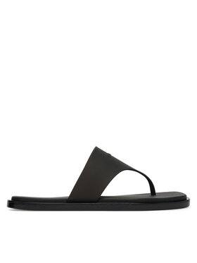 Calvin Klein Calvin Klein Čības uz pirksta Jelly Sandal Thong Mat Tran Tpu HW0HW02964 Melns