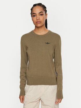 Aeronautica Militare Aeronautica Militare Πουλόβερ 242MA1502DL506 Πράσινο Regular Fit