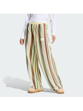 adidas adidas Spodnie dresowe 161718 Żółty Loose Fit