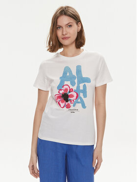 Weekend Max Mara Weekend Max Mara T-shirt Yen 2415971052 Bijela Regular Fit