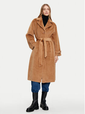 Dixie Dixie Kevad-sügis mantel K330K003A Pruun Regular Fit