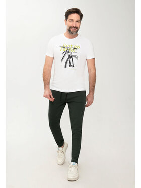 Volcano Volcano T-Shirt T-JUST Biały Regular Fit