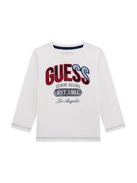 Guess Guess Bluse N5BI06 I3Z14 Weiß Regular Fit