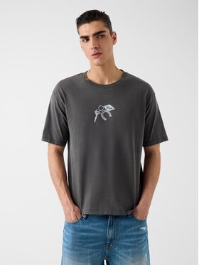 Guess Guess T-Shirt 182434 Šedá Classic Fit