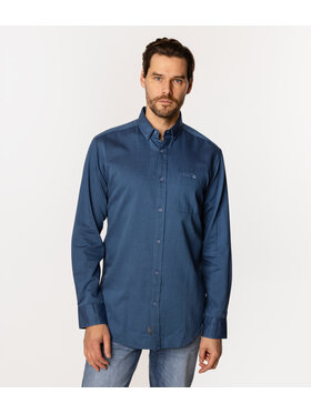 Lee Cooper Lee Cooper Koszula NEW TENBY KL68 Granatowy Comfort Fit