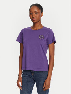 PINKO PINKO T-särk Quentin 103320 A2RN Lilla Regular Fit