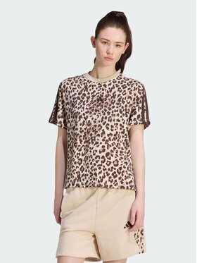 adidas adidas T-shirt Seasonal Essentials Animal Print Šarena Regular Fit