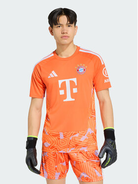adidas adidas Koszulka techniczna 169184 Pomarańczowy Slim Fit