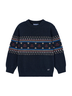 Mayoral Mayoral Sweater 4377 Sötétkék Regular Fit