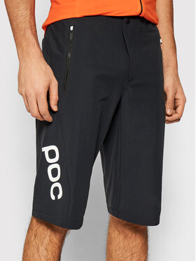POC POC Szorty rowerowe Mtb Essential Enduro Light Shorts 52835 Czarny Regular Fit