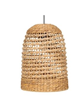 MIAhome MIAhome Lampa wisząca pleciona hiacynt Brązowy
