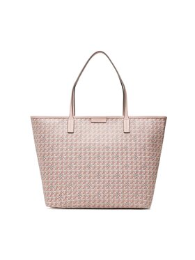 Tory Burch Ročna Torba Basketweave Tote 145634 Roza