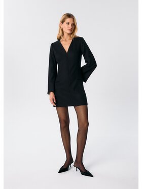 MARI PRETI MARI PRETI Koktejlové šaty Charm Černá Regular Fit