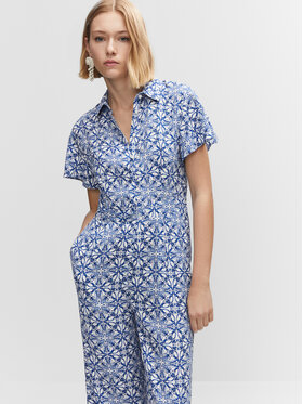 Mango Mango Kezeslábas Tulipa 47008632 Kék Regular Fit