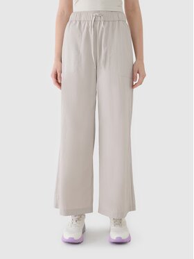 4F 4F Pantaloni di tessuto 4FWSS25TTROF1012-83S Marrone Oversize