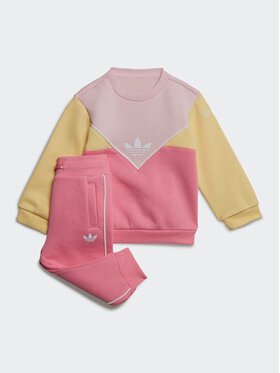 adidas adidas Dres Adicolor Crew Set H60102 Różowy Regular Fit