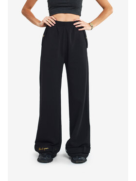 MANDRAGORA MANDRAGORA Pantaloni da tuta viviane Nero Relaxed Fit