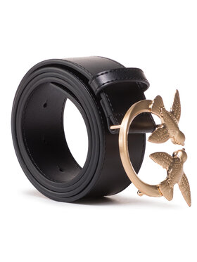 PINKO Pinko Pasek Damski Love Bery 1 Simply Belt PE 21 PLT01 1H20WJ Y6XF Czarny