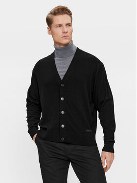 Calvin Klein Calvin Klein Kardigan K10K112260 Crna Regular Fit