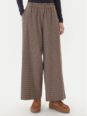 Weekend Max Mara Weekend Max Mara Штани з тканини Ebe 2525136052 Бежевий Wide Leg