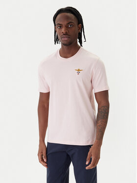 Aeronautica Militare Aeronautica Militare Marškinėliai 261TS1580UJ00372 Rožinė Regular Fit