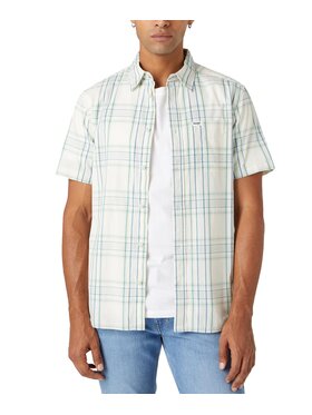 Wrangler Wrangler Koszula W5K04M84Z Niebieski Regular Fit