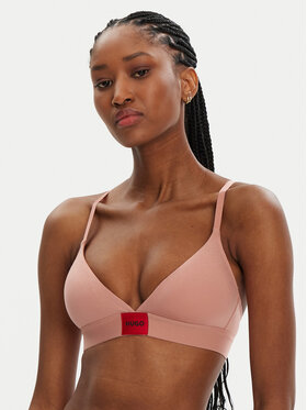 HUGO HUGO Podprsenka Bralette Red Label 50503098 Růžová