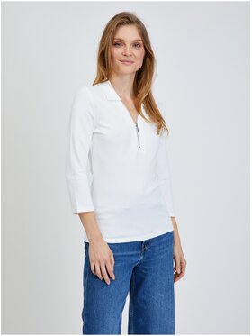Orsay Orsay Koszula 180195-001000__L Koralowy Regular Fit