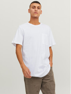 Jack&Jones Jack&Jones Тишърт Noa 12210945 Бял Regular Fit