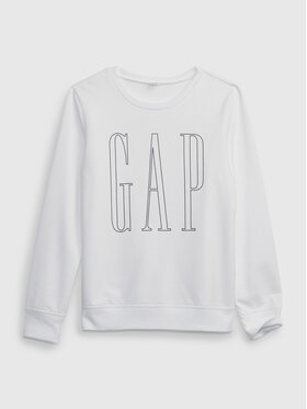 Gap Gap Mikina 873575-04 Bílá Regular Fit