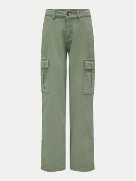 Kids ONLY Kids ONLY Παντελόνι υφασμάτινο Yarrow 15304049 Πράσινο Straight Fit