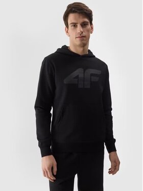4F 4F Μπλούζα FWSS25TSWSM2367-20S Μαύρο Regular Fit