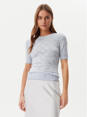 Guess Guess Sveter W5GR20 Z3D60 Modrá Regular Fit