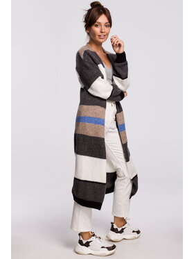 BeWear BeWear Kardigán bk055 Biela Baggy Fit