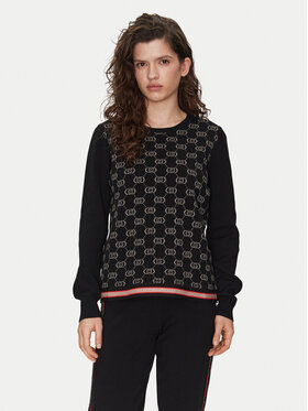 Liu Jo Sport Liu Jo Sport Pulover TF4228 MS63L Črna Regular Fit