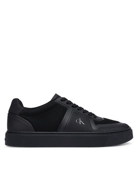 Calvin Klein Calvin Klein Snīkeri Classic Cups Laceup Knit HM0HM02130 Melns