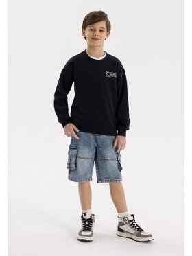 minoti minoti Szorty jeansowe 23short45 Niebieski Regular Fit