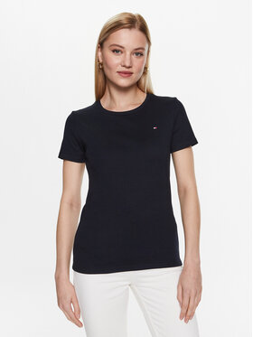 Tommy Hilfiger Tommy Hilfiger Marškinėliai WW0WW37882 Tamsiai mėlyna Regular Fit