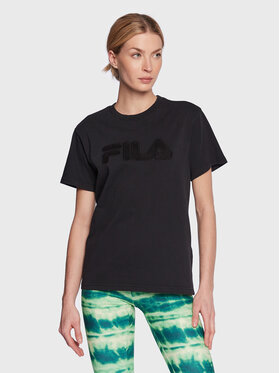 Fila Fila Тишърт Buek FAW0407 Черен Regular Fit