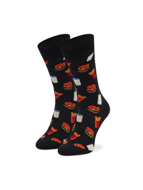 Happy Socks Happy Socks Unisex Magasszárú Zokni HAM01-9050 Fekete