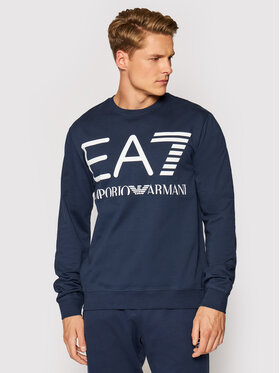 EA7 Emporio Armani EA7 Emporio Armani Bluza 6KPM68 PJBWZ 1554 Granatowy Regular Fit