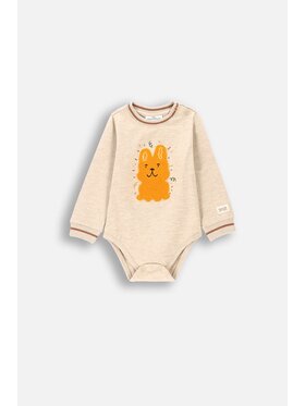 Coccodrillo Coccodrillo Body dziecięce ZC4112103SBN-002 Beżowy Regular Fit