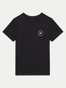 4F 4F Tričko 4FJWAW24TTSHM1859 Čierna Regular Fit