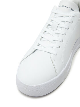 Tommy Hilfiger Tenisice Th Court Lth Detail Ess FM0FM05367 Bijela